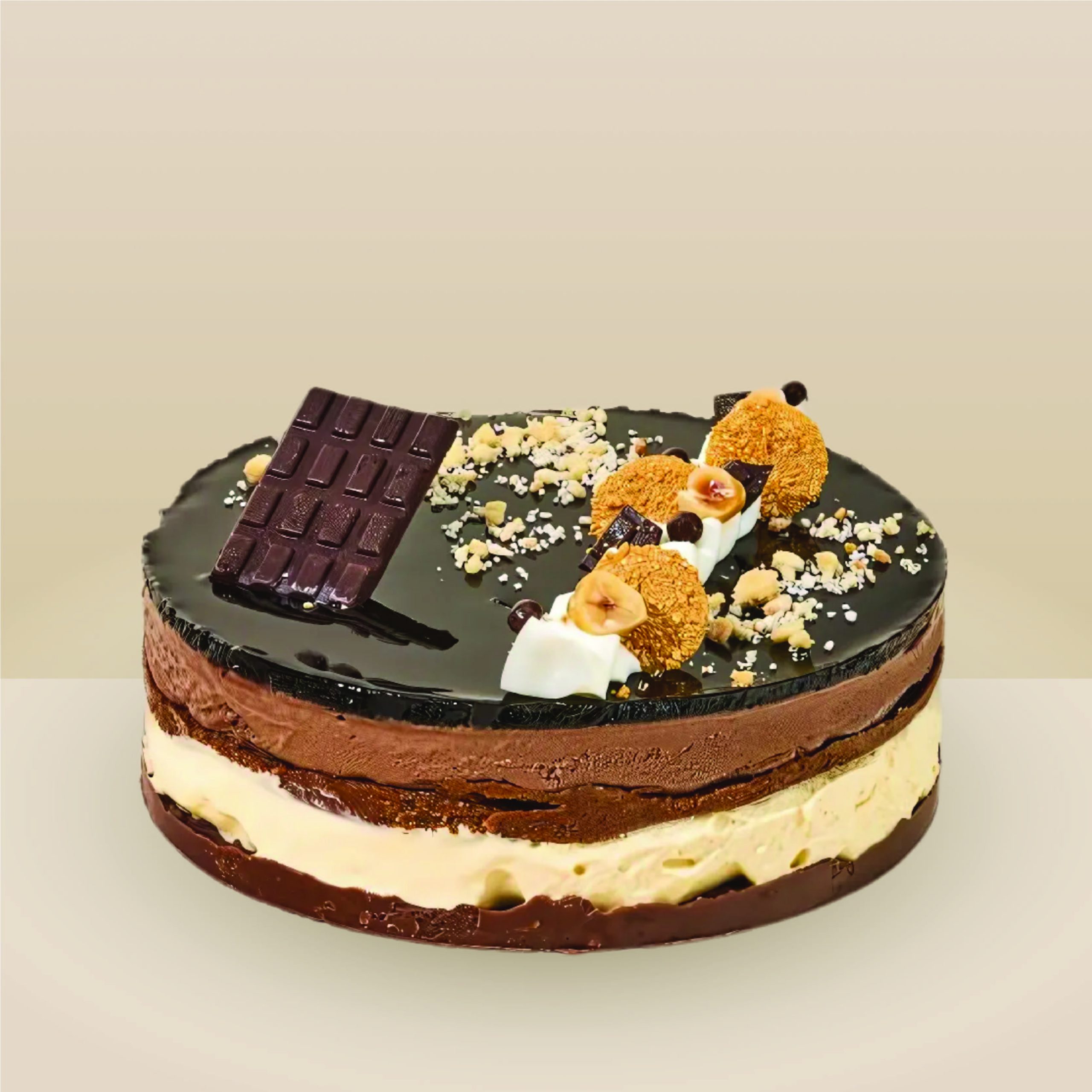 chocolate-hazelnut-layered-ice-cream-cake-dark-chocolate-glaze