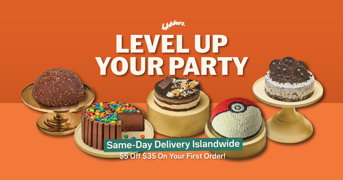 Halal ice cream birthday cakes with same-day delivery islandwide in Singapore – order online from Udders